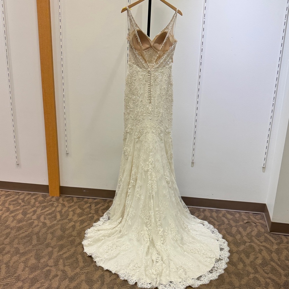 Martina Liana Ivory Lace Gown